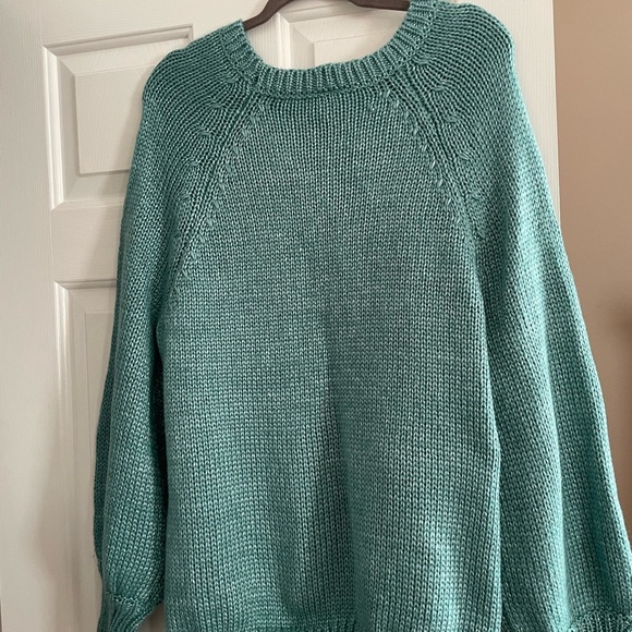 Plus women’s 2x Worthington sweater in a Seafoam green. - Picture 7 of 11